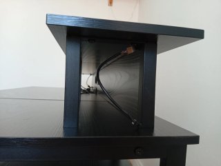 Escritorio Gaming - Oficina Negro LED/CA