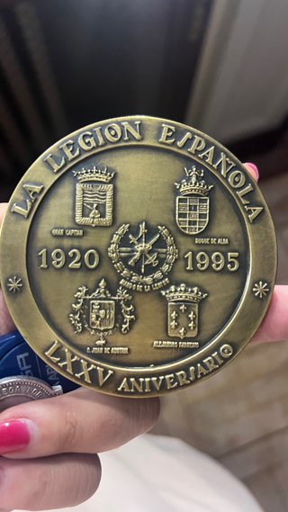 Medalla LXXV Aniversario Legión Española