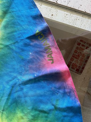 Pareo corto tie-dye Jamaica