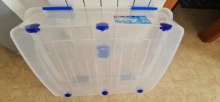 3 Cajas de plástico transparentes con tapa