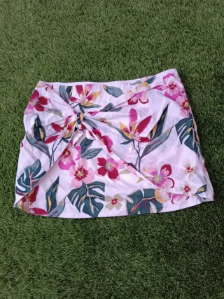 Falda Zara Estampada Flores