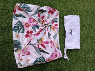 Falda Zara Estampada Flores