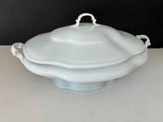 🇫🇷 Limoges sopera Blanca Porcelana