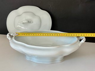 🇫🇷 Limoges sopera Blanca Porcelana