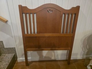 Cabecero de madera para cama de 105