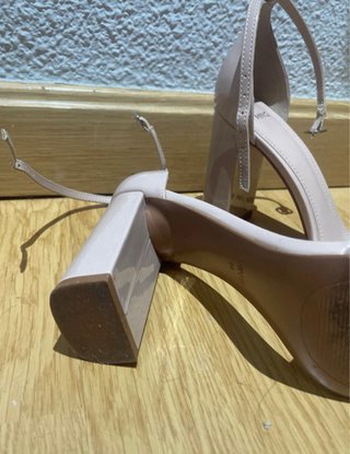 Tacones MNG Beige Fiesta Bautizo