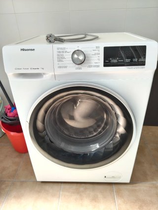 Lavadora Hisense 7 kg Steam Purejet Inverter