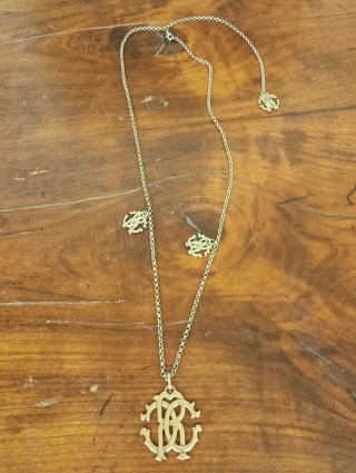 Collana Roberto Cavalli donna metallo.