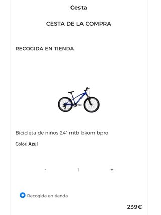 Bicicleta niño 24 B-PRO
