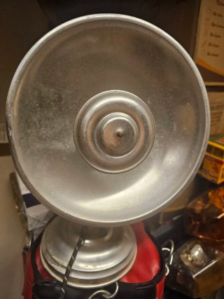 Estufa vintage de aluminio