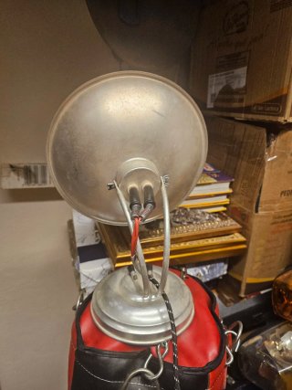 Estufa vintage de aluminio