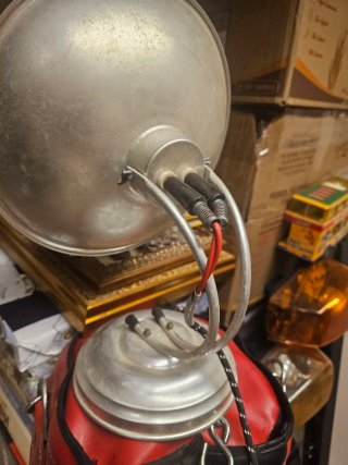 Estufa vintage de aluminio