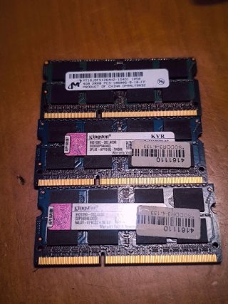 3x 4GB DDR3 SODIMM Kingston RAM para portátil