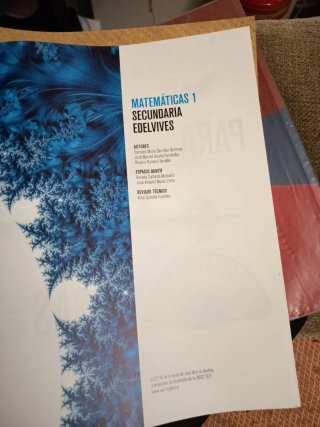Matemáticas 1 Secundaria Edelvives