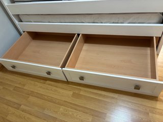 Cama nido con 2 cajones grandes