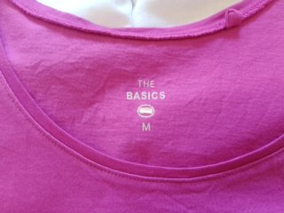 Camiseta tirantes rosa The Basics M