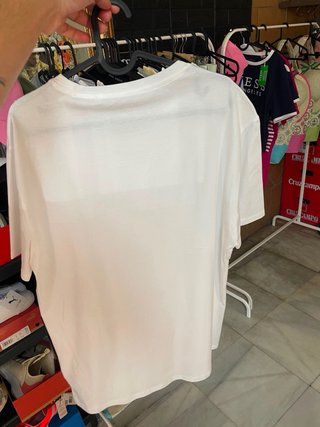 Camiseta Guess Blanca Logo Los Angeles