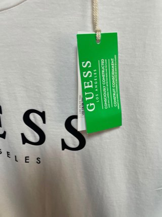 Camiseta Guess Blanca Logo Los Angeles