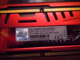 4x DDR3 4GB RAM Modules