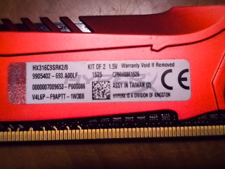 4x DDR3 4GB RAM Modules