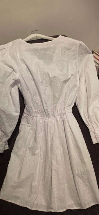 Vestido blanco estilo ibicenco