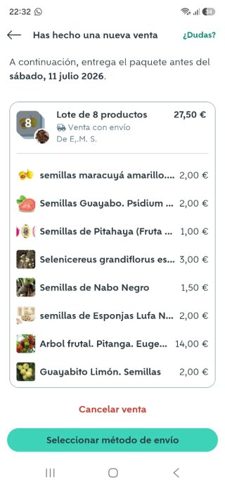Lote de 8 productos para E.M.
