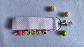 Llaveros personalizados de tela