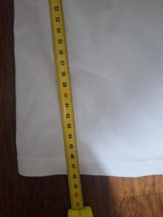 Camiseta Mango T S blanca volante
