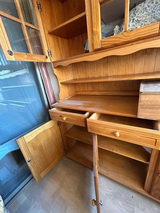 Mobile Cucina in Legno e Vetro