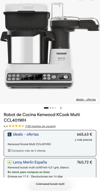 Robot Cocina Kenwood KCook Multi