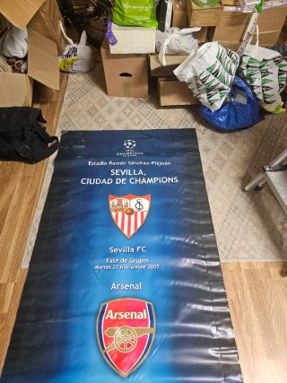 Cartel Champions League Sevilla Arsenal 2007