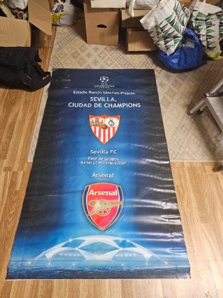 Cartel Champions League Sevilla Arsenal 2007