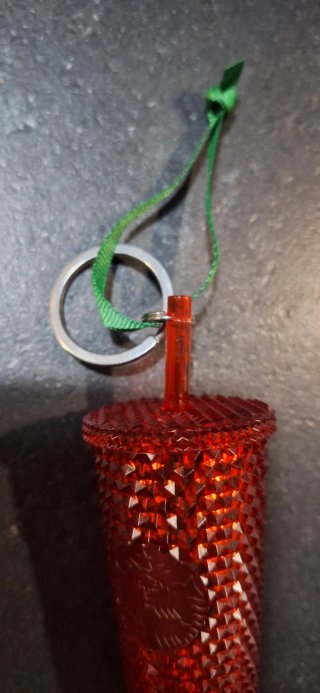 Decoración árbol Starbucks vaso rojo, 10 cm