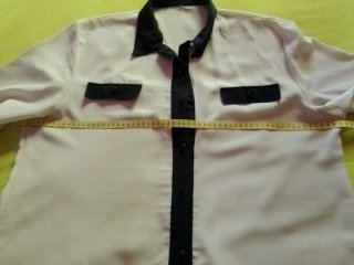 Blusa Vintage Manga Corta
