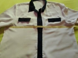 Blusa Vintage Manga Corta