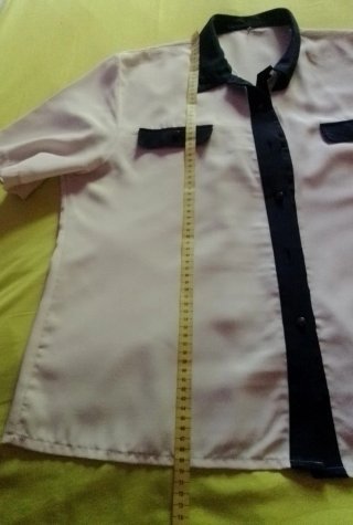 Blusa Vintage Manga Corta