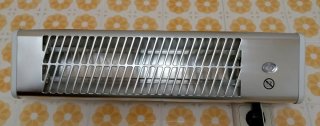 Estufa infrarrojos baño con frontal de aluminio