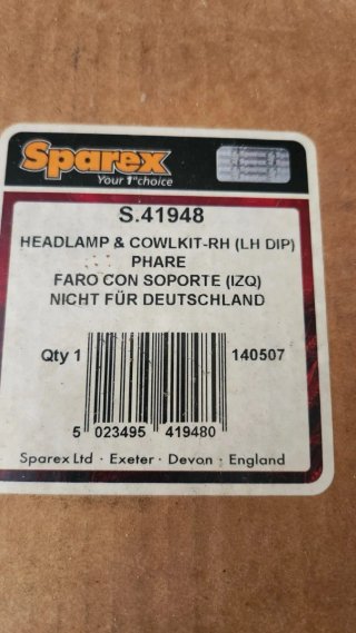 Faro Massey Ferguson Plata