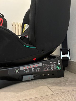 Silla coche Isofix 0-12 años Negra