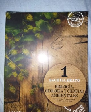 Se venden libros 1 bachillerato biológico safa And