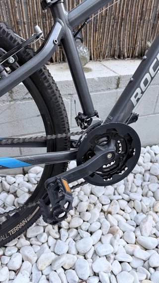 Bicicleta Rockrider ST100 Gris/Azul