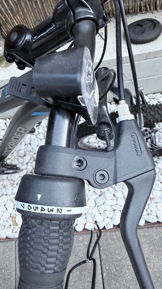 Bicicleta Rockrider ST100 Gris/Azul