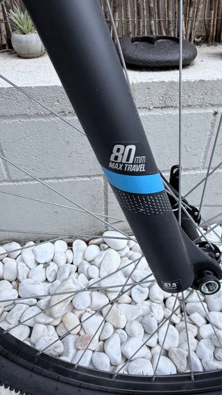 Bicicleta Rockrider ST100 Gris/Azul