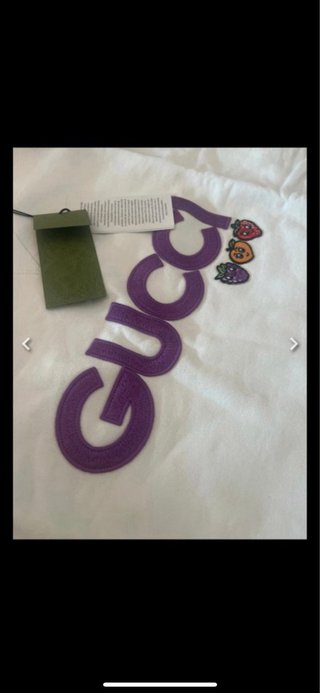 Sudadera Gucci Crop Top Blanco Morado