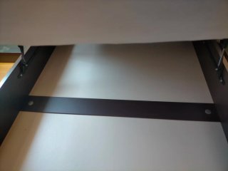 Canapé abatible madera y tela