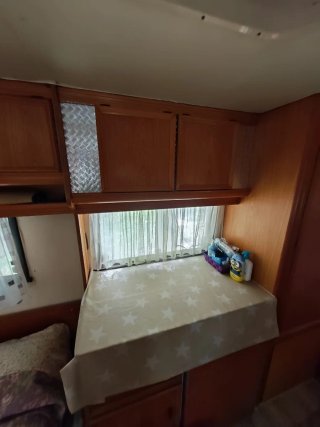 Caravana fija camping