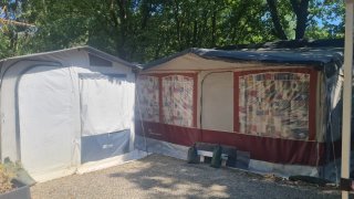 Caravana fija camping