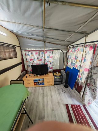 Caravana fija camping (todo el pack)