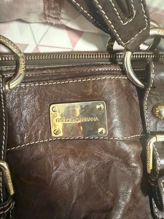 Borsa Hobo Dolce & Gabbana vintage autentica in pelle