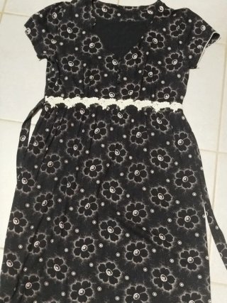 Abito vintage floreale cotone